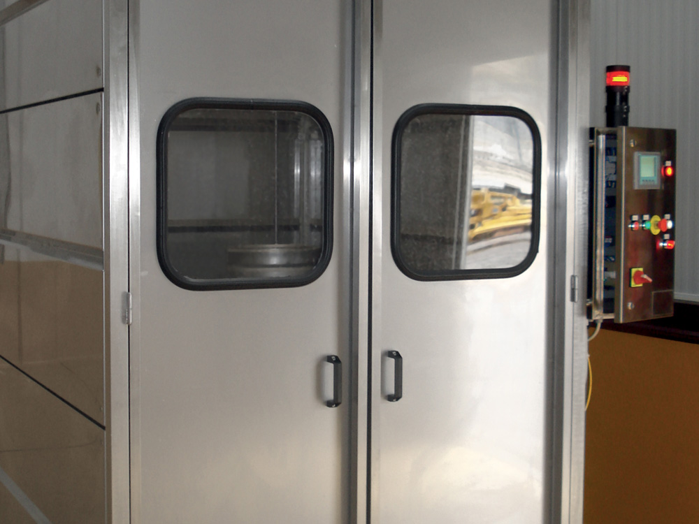 Automated washing cabins